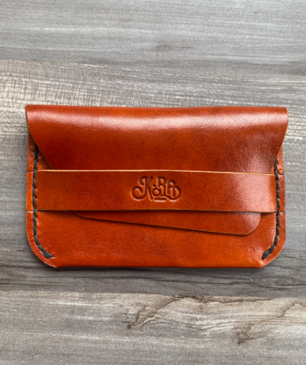 Flap Wallet - Amber Glossy